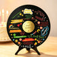 Vintage Vinyl Record Birthday Display Board Desktop Party Sign
