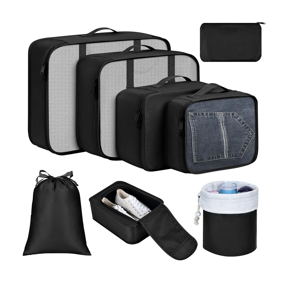 8Pcs Packing Cubes for Travel Lightweight Luggage Organizers