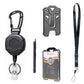 2XBadge Holder Retractable ID Cards Holder with Lanyard