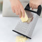 Box Grater with Container Stainless Steel Coarse Fine Slicer Non Slip Base
