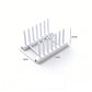 2Pcs Lid Rack Stand Plates Kitchen Pot Storage Rest Shelf Organiser Pan Holder