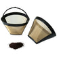 Stainless Steel Reusable Cone Shape Permanent Coffee Filter Mesh Basket