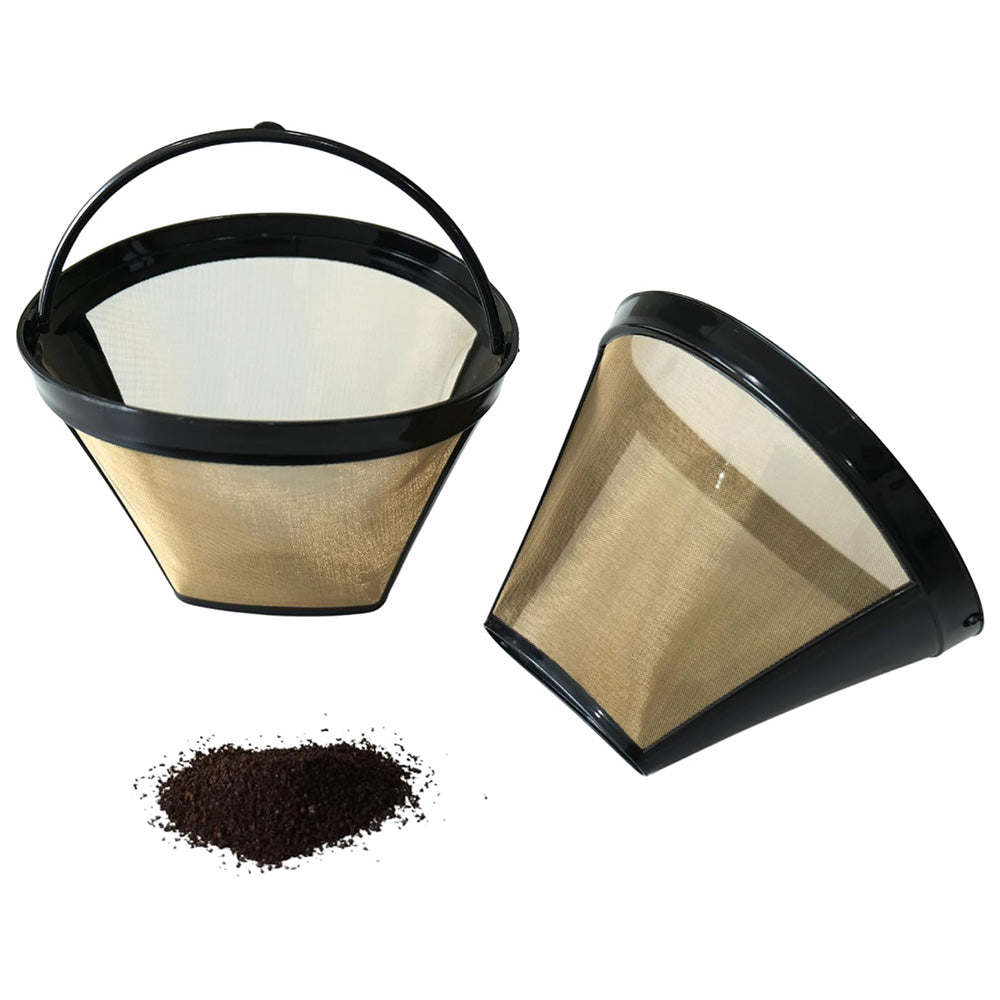 Stainless Steel Reusable Cone Shape Permanent Coffee Filter Mesh Basket