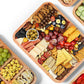 Charcuterie Board with Clear Lid Travel Portable Cheese Board and Cutting Boards