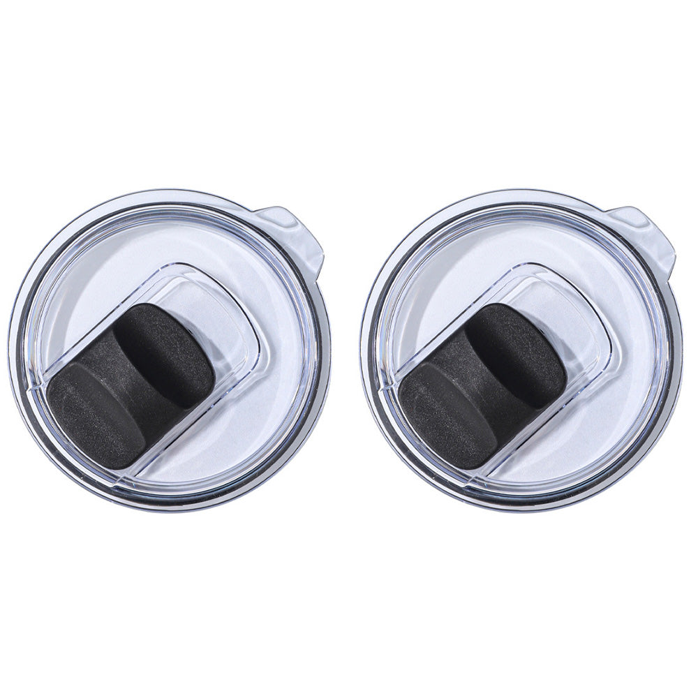 2 PCS Replacement Lids for Tumbler Transparent Cup Lids for Coffee Mug Travel Cup