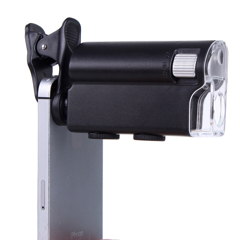 60-100X Zoom Handheld Clip-On Microscope for Mobile Phone