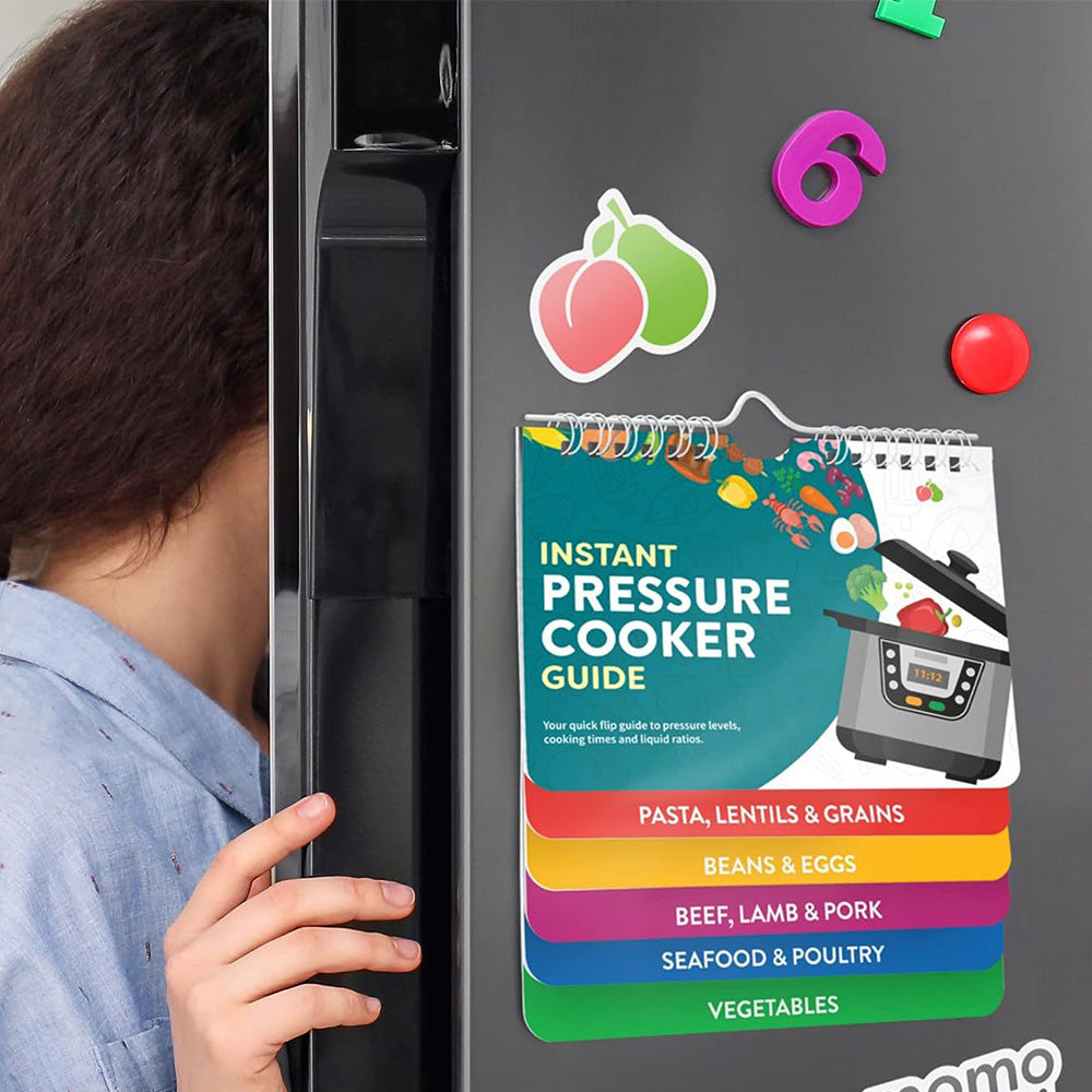 Cooking Cheat Sheets Set Air Fryer Pressure Cooker Keto Guide Fridge Calendar