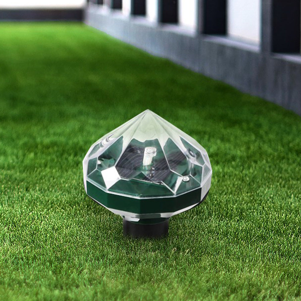 2Pcs Mole Repellent Solar Powered with Auto LED Lights for Mice Snakes Moles