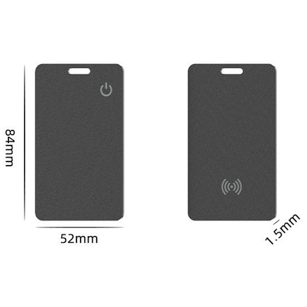2Pcs Wireless Charging Smart Wallet Tracker Card for Apple Find My App