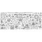 Kids Christmas Table Cloth Decoration Kids DIY Coloring Xmas Tablecloth