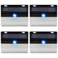 4Pcs Solar Power 260 LED Lights Motion Sensor Outdoor Security Wall Lamp