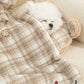 Pet Blanket U-Shaped Pillow Set Sherpa Fleece Warm Pet Throw Blanket Bed Mat for Dog Cat