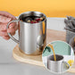 400ml Stainless Steel Double Wall Coffee Mug for Camping and Travel