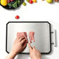 42x28cm Double Sided Titanium Alloy and Wheat Straw PP Cutting Board
