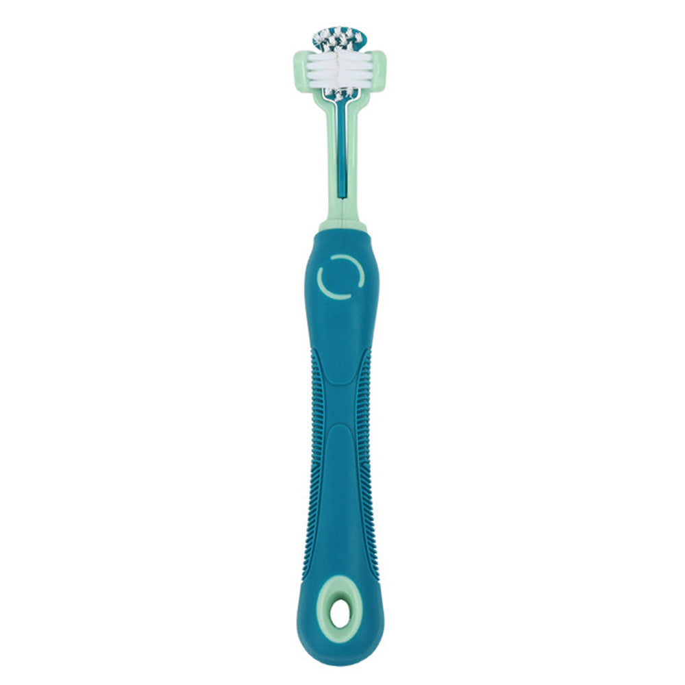 Pet Toothbrush for Dogs and Cats 3 Sided