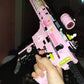 Cool Static Building Block Toy Gun No Shooting Building Blocks Gun Non-Firing Simulation Military Model DIY Assembly Toy