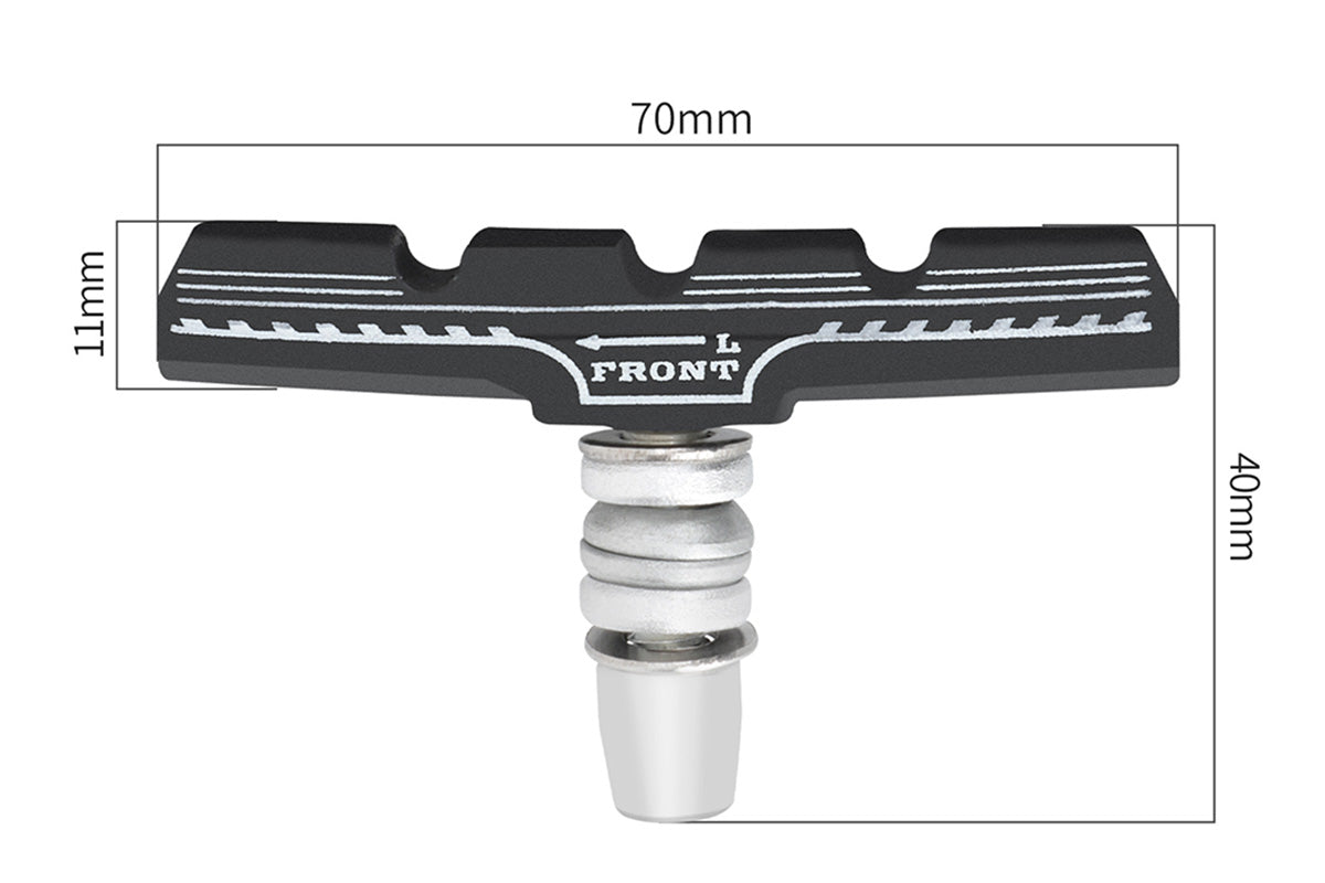 Pair of Mountain Bike Brake Pads V-Brake Blocks for Bicycle