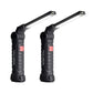 2Pcs LED Rechargeable Work Light with Adhesive Base and 360 Degree Rotation