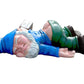 Funny Drunk Garden Gnome Patio Ornament Rude Passed Out Statue for Yard Decor