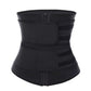 Sweat Waist Trainer for Women Sauna Sweat Belt Slim Body Shaper Corset-Black