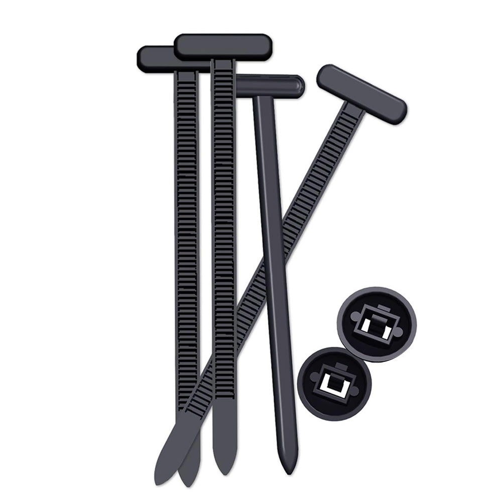 200Pcs Nylon Universal Cable Tie Buckle Zip Tie for Car Repair Wire Bundling