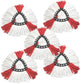 5Pcs Microfibre Mop Head Replacement for O-Cedar Vileda