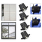 5Pcs Security Screen Sliding Door Roller Wheels Replacement