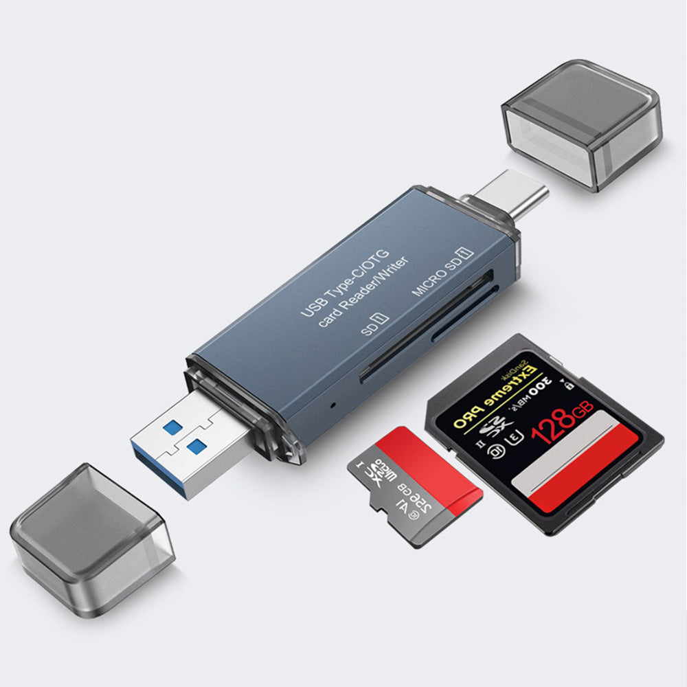 Micro-SD Card Reader USB 3.0 USB-C to SD TF Memory Card Adapter