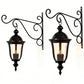 2 Pcs Wall Mounted Plant Hanger Heavy Duty Outdoor Balcony Hanging Basket