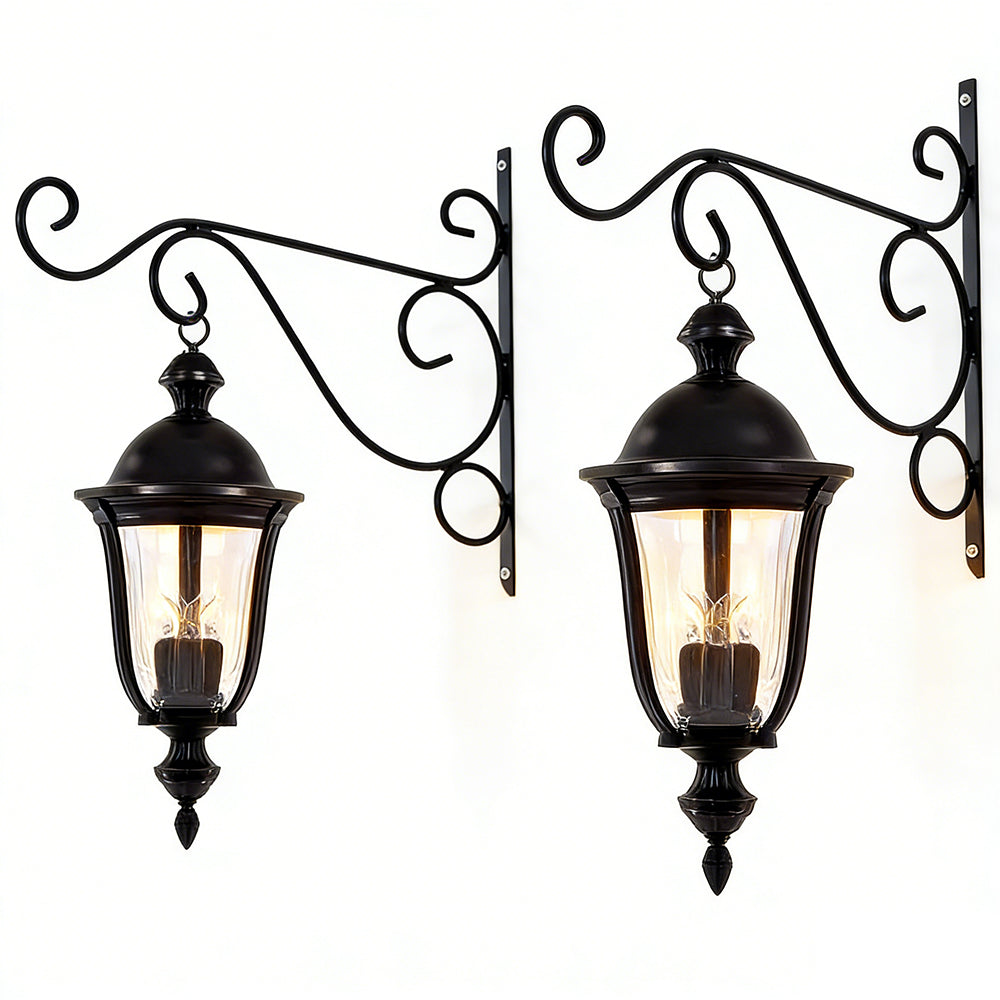 2 Pcs Wall Mounted Plant Hanger Heavy Duty Outdoor Balcony Hanging Basket