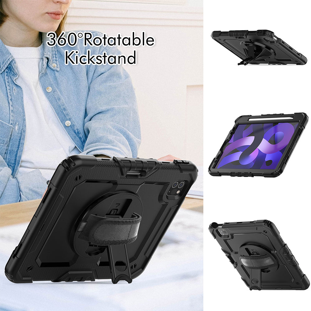 Shockproof Protective Case with Screen Protector for iPad Pro 11(2022/2021/2020/2018)/Air 4 10.9 2020/Air 5 2022