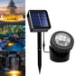 6LED Solar Spot Lights Outdoor Garden Landscape Yard Lawn Lamp