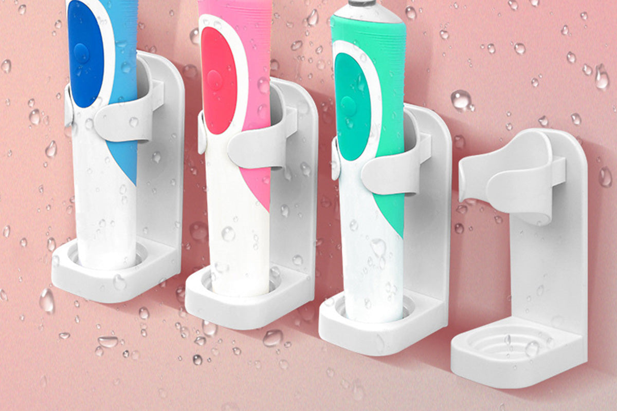4Pcs Electric Toothbrush Holder Wall Mounted Bathroom Organizer