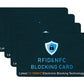 4 Pack RFID NFC Anti Theft Cards Wallet Passport Protector