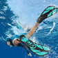 Pair of Snorkel Fins Snorkeling Diving Swimming Fins Barefoot Flippers