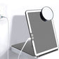 USB Rechargeable Folding Lighted Makeup Mirror with 3 Colors Light Modes
