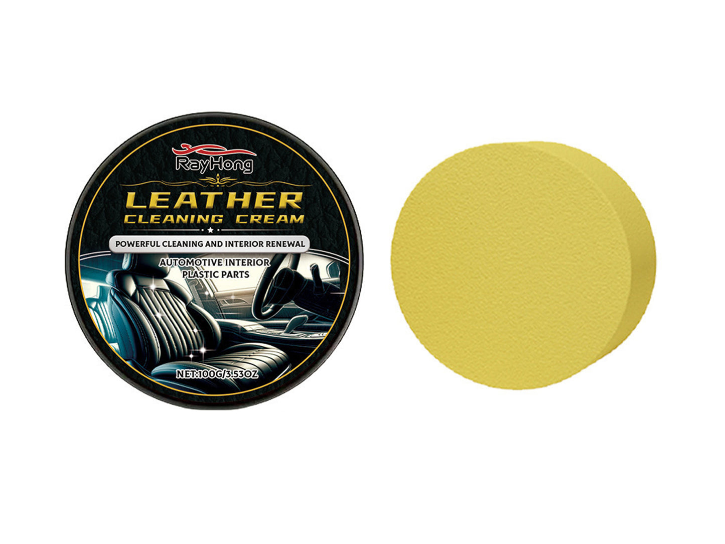 100g Leather Cleaner Leather Conditioner Leather Protectant with Sponge