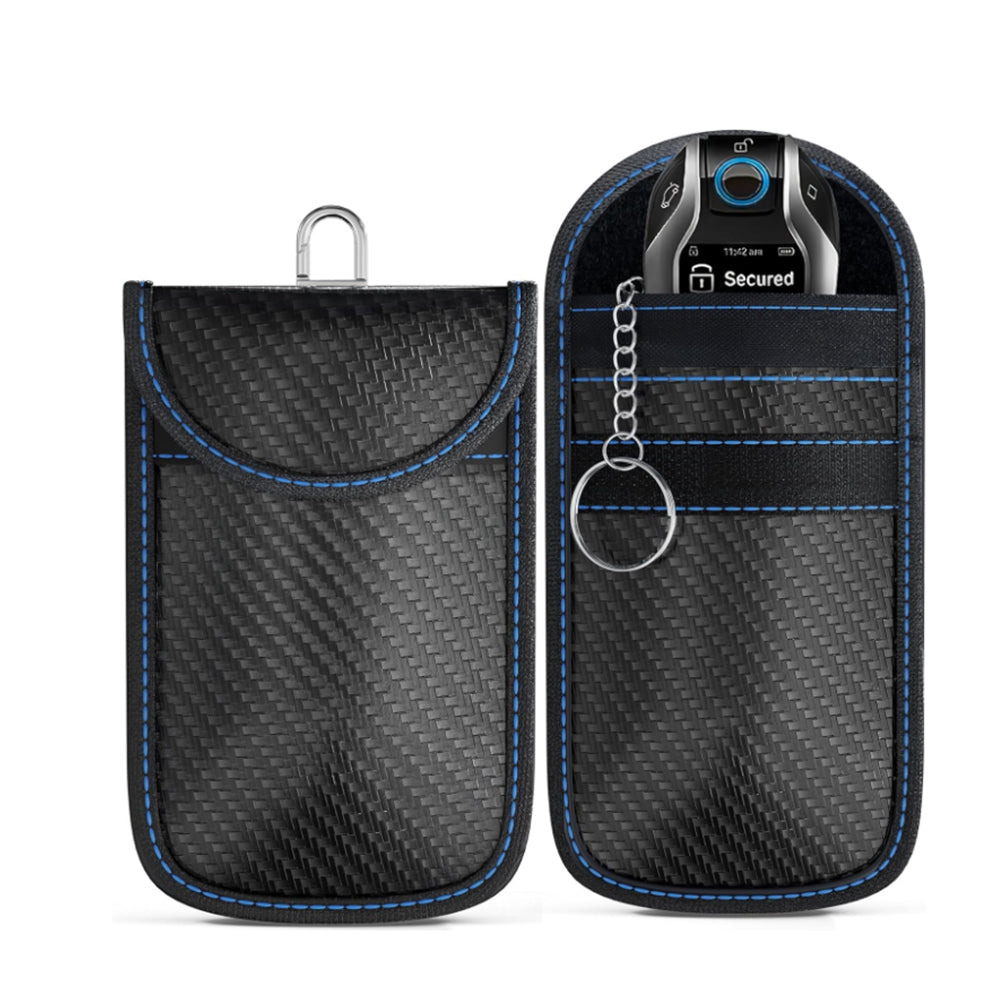 2Pcs RFID Blocking Faraday keyFob Storage Bags