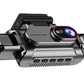 4-Channel WiFi Dash Cam with 64GB Memory Card Night Vision Car Recorder 1080P Car Camera 480P Dash Camera