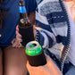 25Pcs Black Blank Can Cooler Sleeves Collapsible Plain Drink Holder Skinny Drink Insulated Sleeve