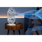 Dual Head Rechargeable Desk Fan  for Bedroom Office Home Desk