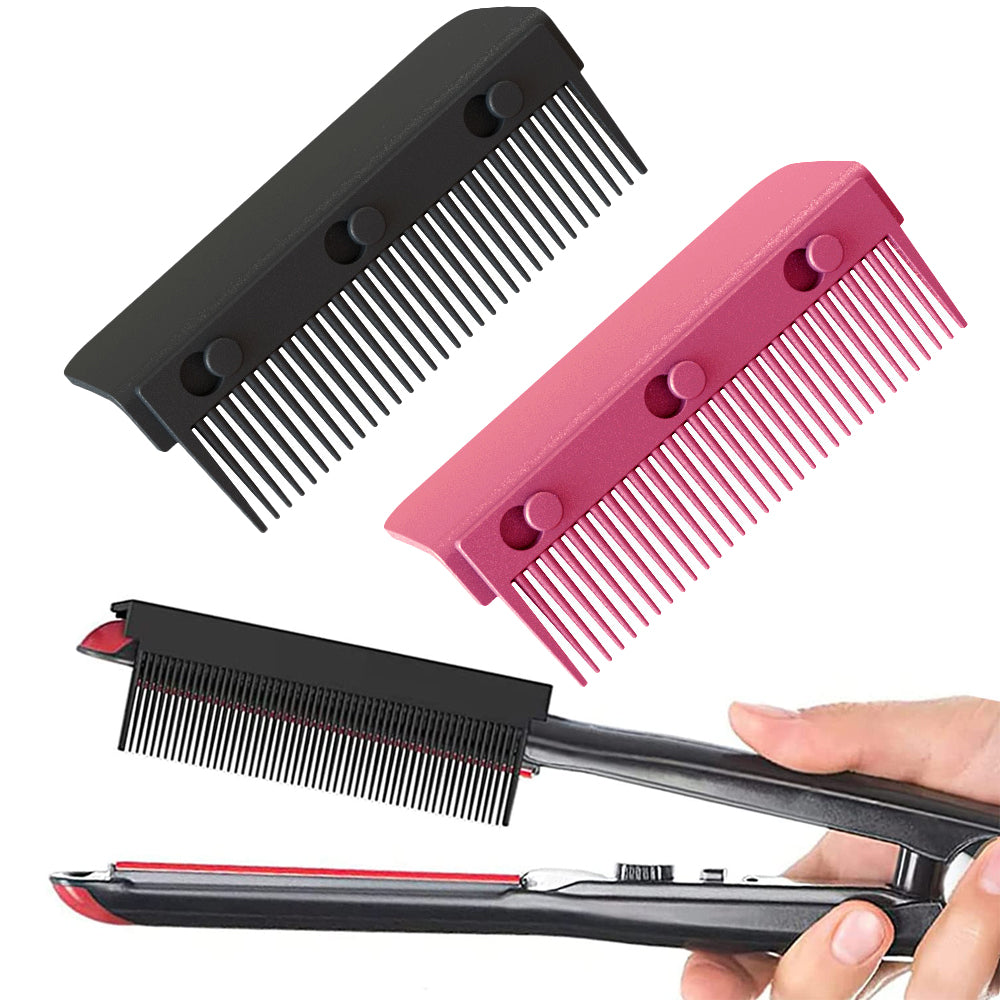 Flat Iron Combs Accessories Fit Hair Straightening