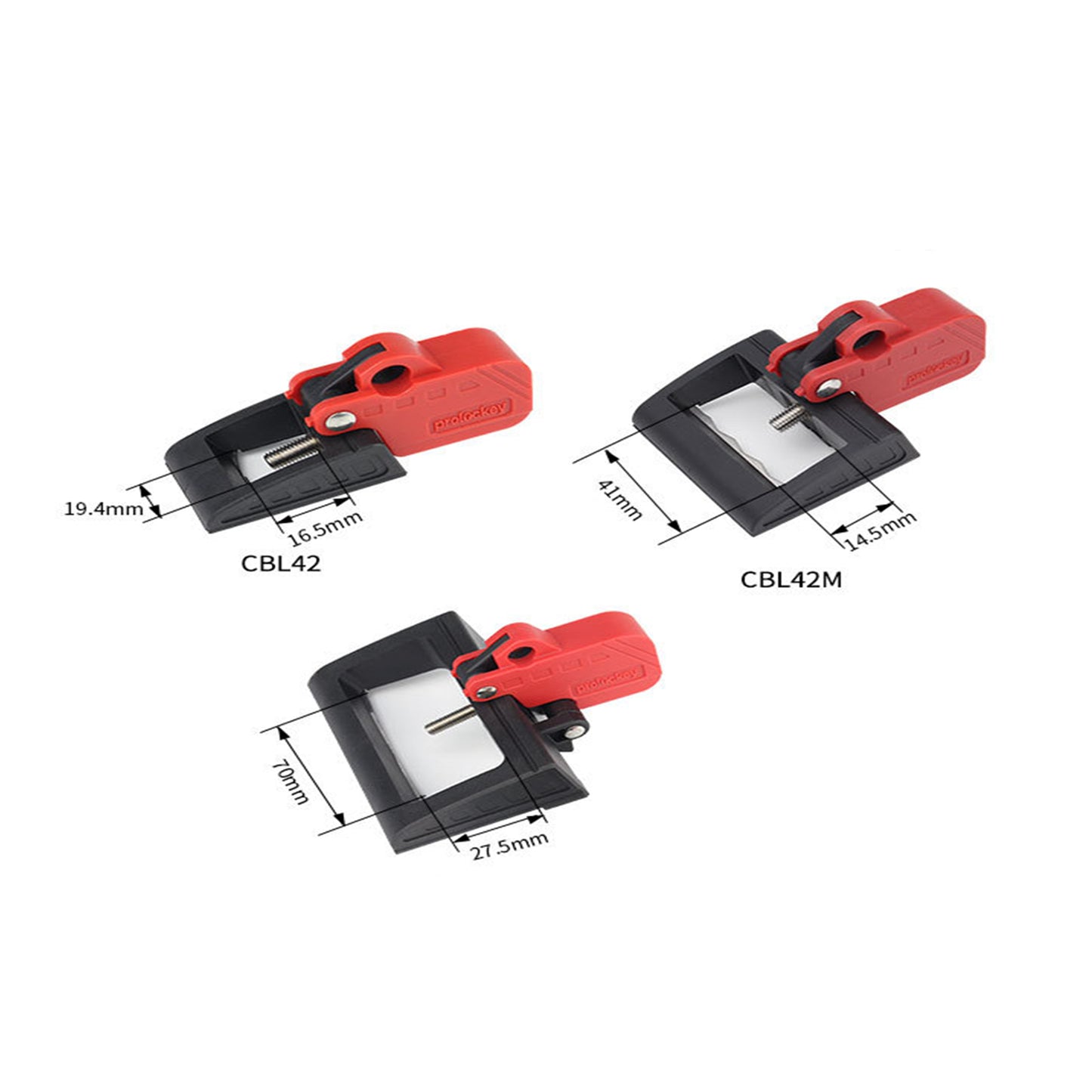 Circuit Breaker Lock Integrated Industrial Security Breaker Lock