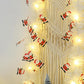 5M Christmas LED Garland with 50 Warm White Lights for Indoor Outdoor Tree Decoration