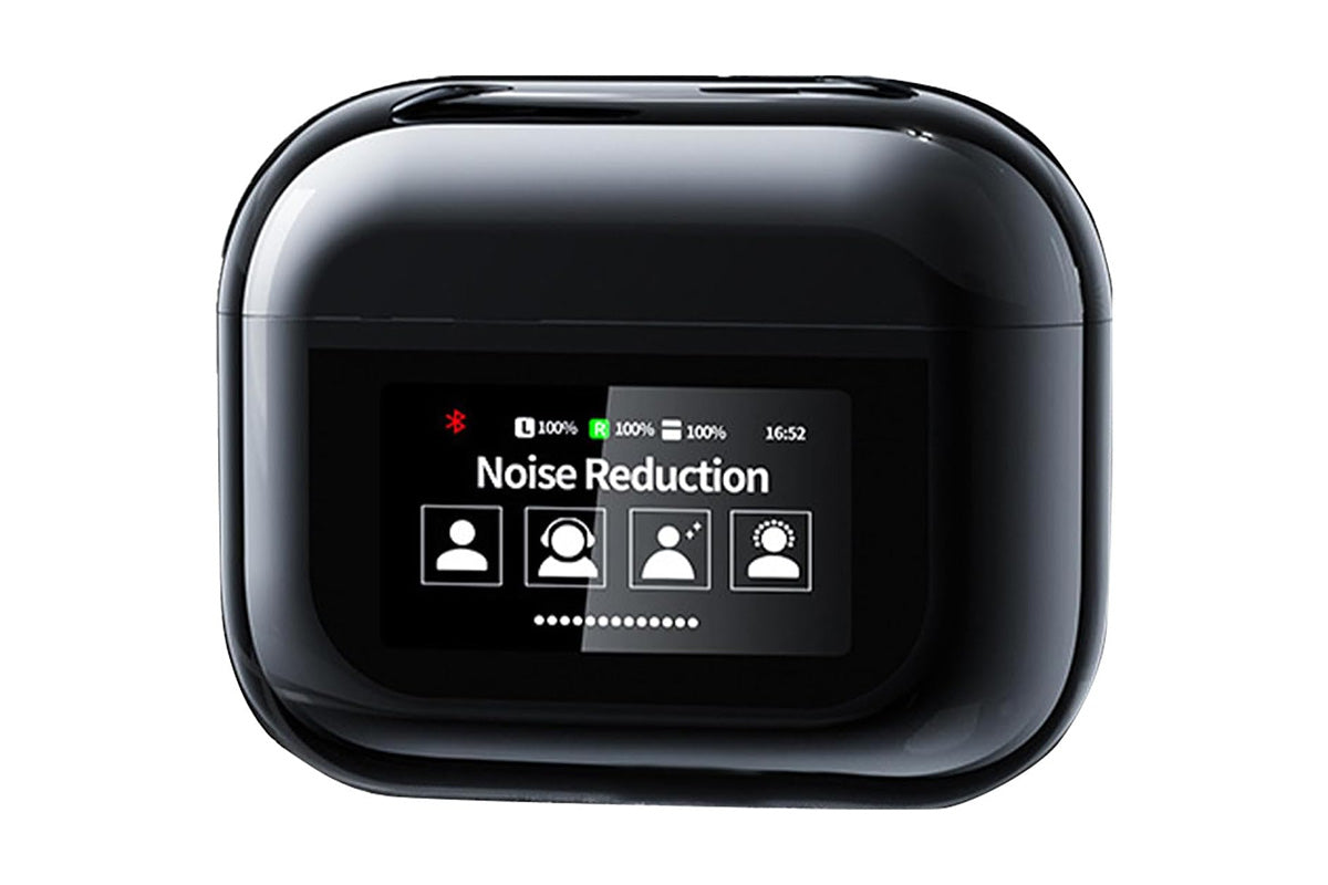 Wireless Earbuds Bluetooth 5.4 Earbuds with Touch Screen Noise Cancelling Headphones