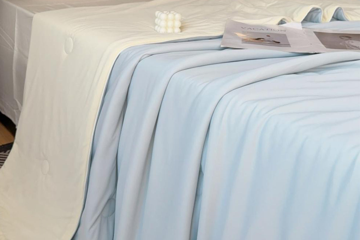 Summer Nylon Cooling Blanket Breathable Cool Feel Blanket for Hot Sleepers
