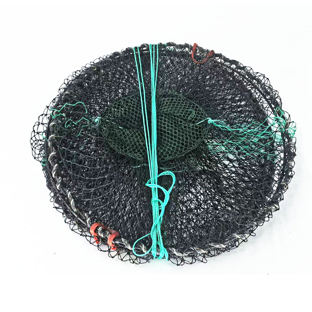 2Pcs Fishing Bait Trap with Pull Rope Collapsible Fish Net for Ponds Lakes