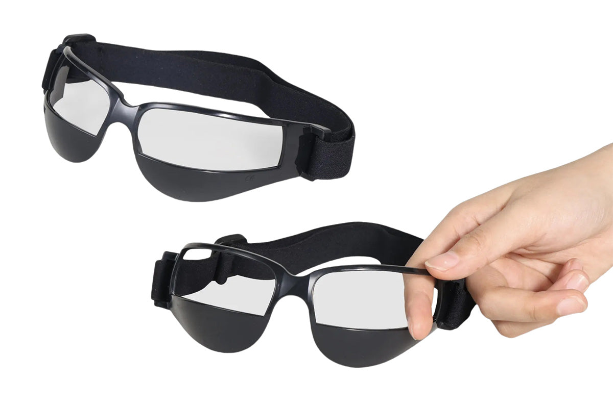 Lensless Sports Eye Protection Frame Adjustable Headband Eye Guard for Basketball with Storage Case