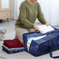 4 Pack Extra Heavy Duty Large Moving Bags with Strong Zipper and Comfortable Handles