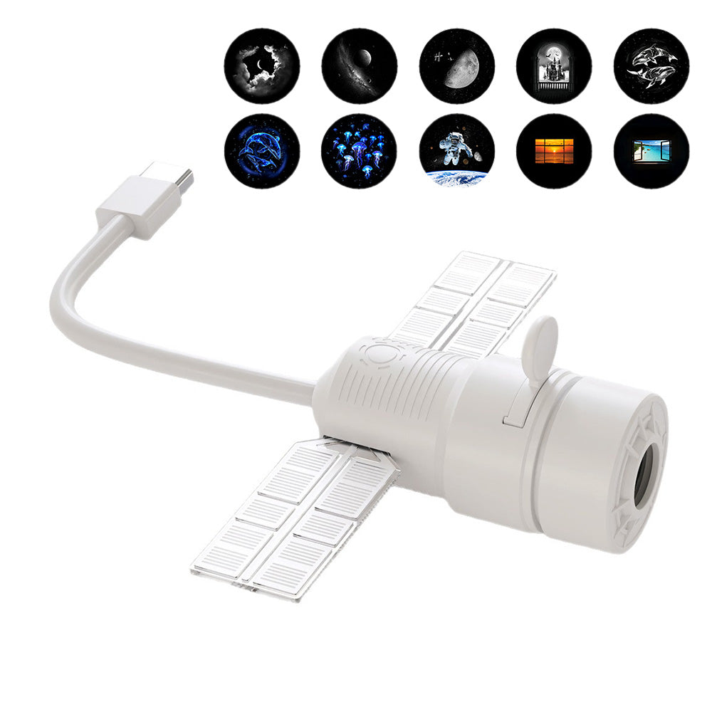 Galaxy Projector Night Light with 3 Modes and Timer Adjustable USB Night Light for Home Car